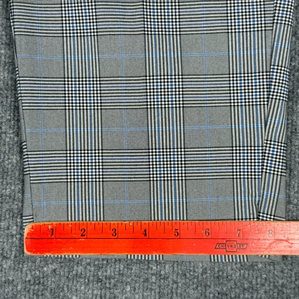 Lane Bryant Womens Plaid Pants Size 22 Straight Leg Ankle Workwear Office Preppy - Picture 8 of 8